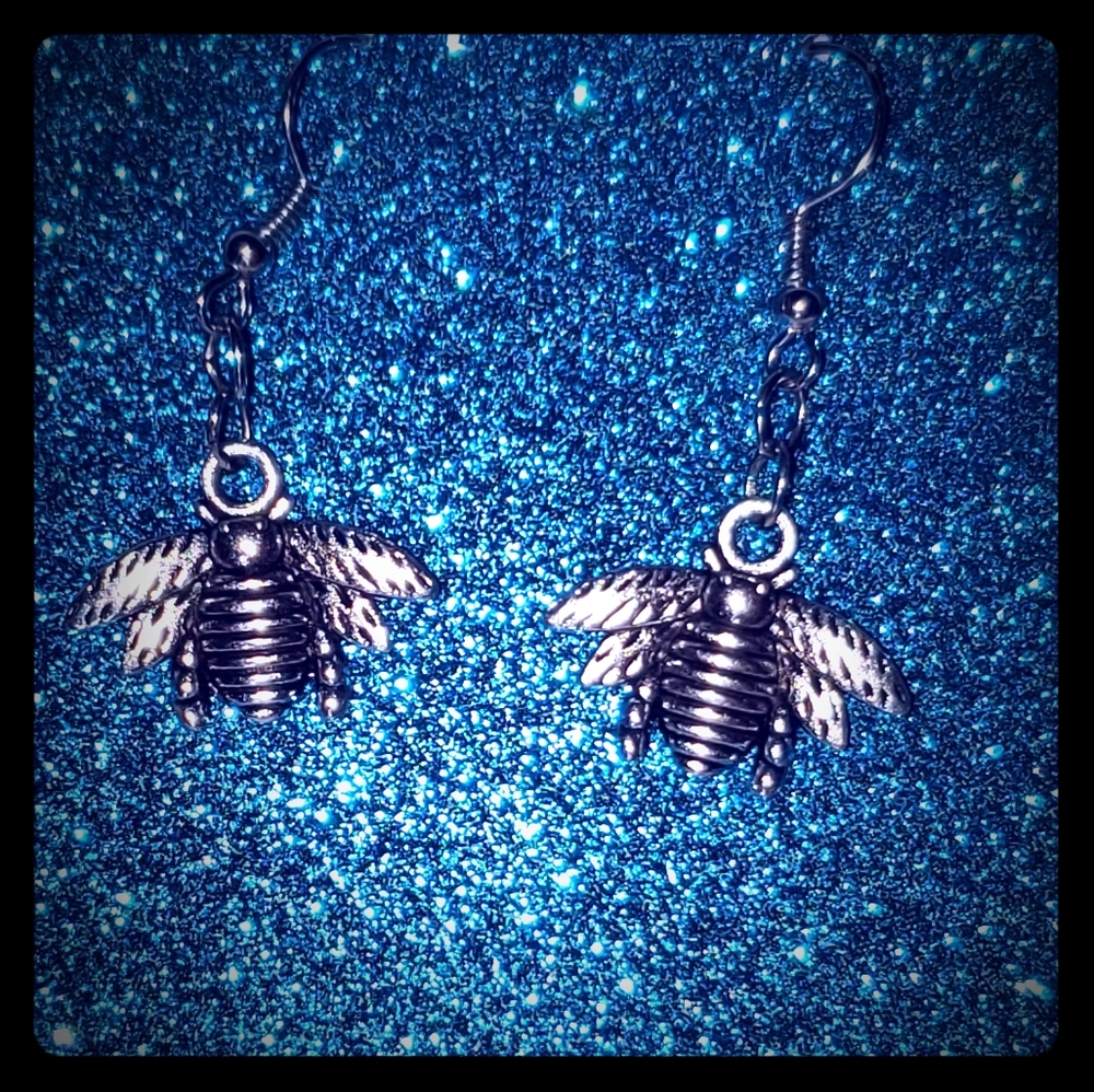 Honeybee Bumblebee Bee Earrings
